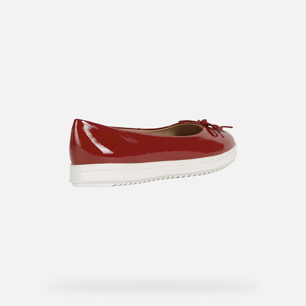 Ballerines Geox Genova - Rouge - Femme 678930-LIQ